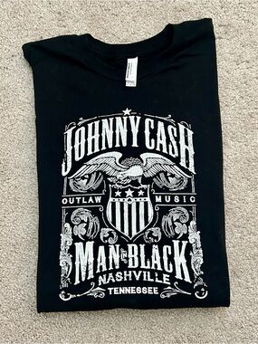 Johnny Cash Classic Man In Black Graphic Tee